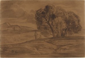 Paisaje Oriental de Alexandre Gabriel Decamps
