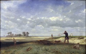 La caza, 1847 de Alexandre Gabriel Decamps