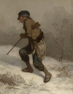 El cazador furtivo, c.1847 de Alexandre Gabriel Decamps