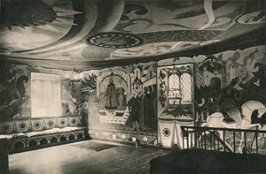 Decoraciones en un salón, c1927 de Alexandre Jacovleff