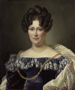 Johanna Henriette Engelen (1789-1878), segunda esposa de Daniel Francis Schas de Alexandre Jean Dubois Drahonet (signed by artist)