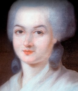 (detalle) Retrato de Olympe de Gouges