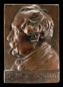 Edmond de Goncourt, 1822-1896, escritor y crítico, c. 1891 de Alexandre Louis Marie Charpentier