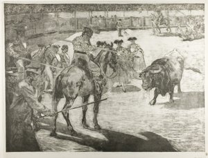 Corrida de toros de Alexandre Lunois