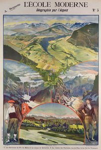 Póster de los Pirineos de Alexandre Lunois