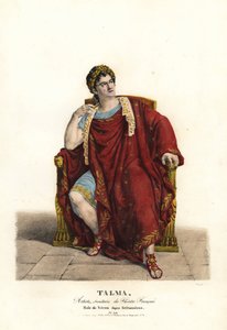 François Joseph Talma como Nerón en Britannicus de Jean Racine, Teatro Francés