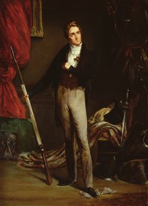 Retrato de un joven revolucionario durante la Revolución Francesa de 1830
