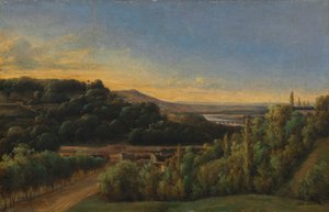 View of Saint-Cloud, Near the Seine de Alexandre Pau de St. Martin