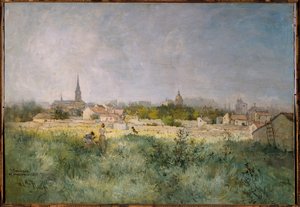 La campagne de Vaugirard en 1881 Pintura de Alexandre Prevost (siglo XIX) Sol. 0,46 x 0,65 m París. Museo Carnavalet de Alexandre Prevost
