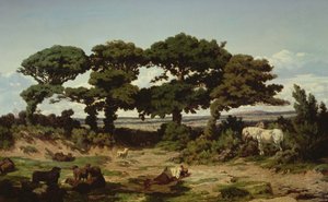 Los robles de Kertregonnec, c.1869-70