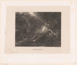 Endymion visitado por Diana
Endymion (título en el objeto) de Alexandre Vincent Sixdeniers