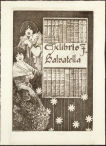 Ex-Libris F. Salvatella de Alexandre de Riquer