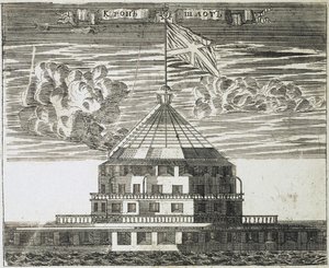 Fuerte Kronschlot en Kronstadt, 1717 de Alexei Ivanovich Rostovtsev