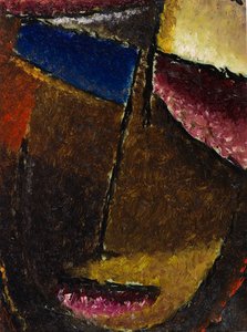 Pequeña cabeza abstracta