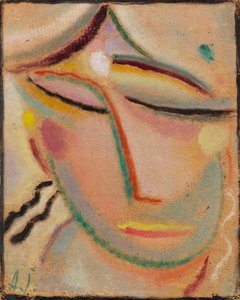 Cabeza pequeña, c. 1922 de Alexei Javlensky von