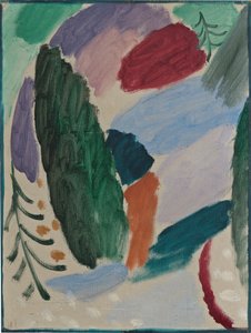 Día helado, 1915 de Alexej von Jawlensky