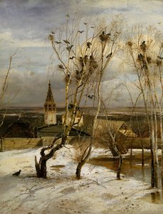 Los grajos han vuelto de Alexei Kondratievich Savrasov
