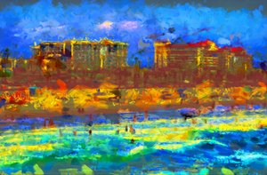 Playa,2020,(técnica mixta)