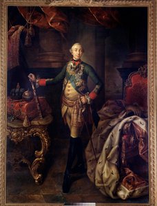 Retrato de cuerpo entero de Pedro III (1728-1762) de Alexei Petrovich Antropov