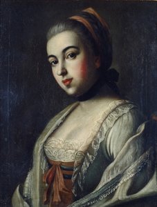 Retrato de la Condesa Anna Vorontsova 1743-1769, 1761 de Alexei Petrovich Antropov