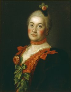 Retrato de la condesa Tatyana Alexeyevna Trubetskaya, 1761 de Alexei Petrovich Antropov