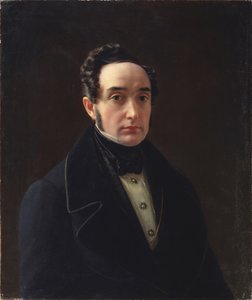 Retrato de Vladimir Ivanovich Panayev 1792-1859 de Alexei Vasilyevich Tyranov