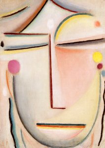 Abstracto de una cabeza: Luz de la mañana, c.1920 de Alexej von Jawlensky