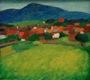 Pueblo Murnau de Alexej von Jawlensky
