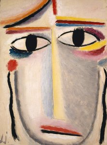 Cabeza femenina, 1919-20 de Alexej von Jawlensky