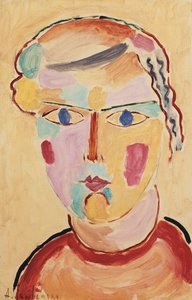 Chica, brillante en apariencia de Alexej von Jawlensky