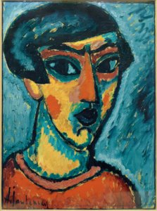 Cabeza en azul de Alexej von Jawlensky