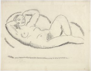 desnudo recostado de Alexej von Jawlensky