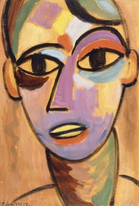 Cabeza mística: Joven I de Alexej von Jawlensky