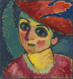 Sombrero Rojo de Alexej von Jawlensky