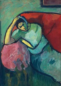 Mujer sentada, 1909