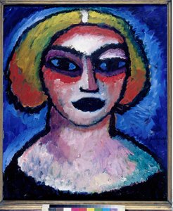 Cabeza de mujer de Alexej von Jawlensky