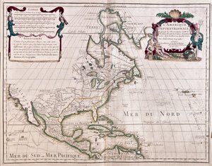 América del Norte - por A de Alexis Hubert Jaillot