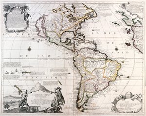 América del Sur y del Norte - por A