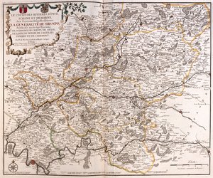 El río Oise, Aisne y Marne, Francia - por A de Alexis Hubert Jaillot