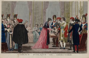 Audiencia pública del Directorio, ca 1797 de Alexis Chataignier