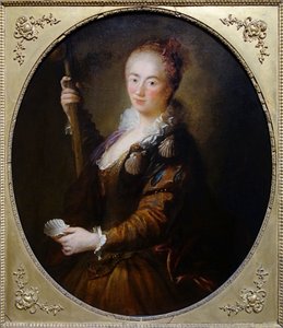 Francés: Pèlerine à la coquille Pilgrim girl