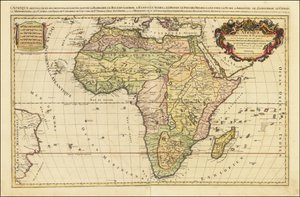 Mapa de África de 1692 por Alexis-Hubert Jaillot