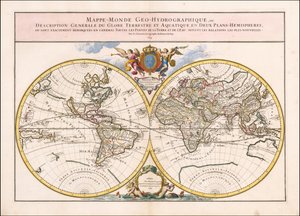 Mapa del mundo de 1699 de Alexis-Hubert Jaillot