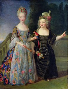Catherine-Eleonore de Bethisy y su Hermano, Eugene-Eleanore de Alexis Simon Belle
