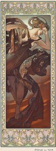 Étoile Du Soir de Alfons Marie Mucha