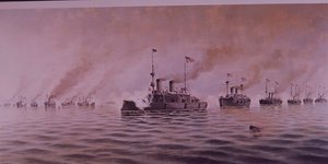 Guerra Hispanoamericana de 1898, Batalla de la Bahía de Manila de Alfonso Sanz