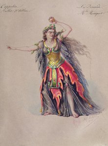 Diseño de vestuario para Discordia en el ballet 