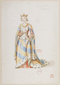 Halévy - La magicienne - modelos de vestuario de Alfred Albert - 05. Mme Gueymard, 2º vestuario de Alfred Albert