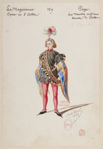 Halévy - La magicienne - modelos de trajes de Alfred Albert - 09. Página. Ocho extras de Alfred Albert