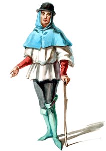 Halévy - La magicienne - modelos de vestuario de Alfred Albert - 15. Paysan (retocada)